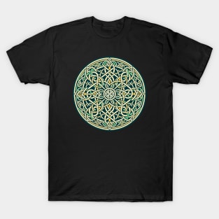Eternal Celtic Knotwork Mandala Art 4 T-Shirt